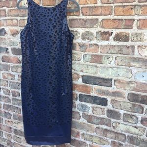 Julia Jordan Navy Cocktail Dress